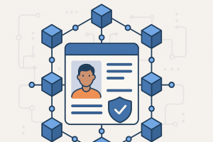 An image showing a digital ID in a blockchain